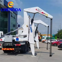 2 3 Essieux 4 Essieux 20FT 40 Feet Container Loader Side Loader 37Tons Crane Side Lifter Semi Trailer à vendre