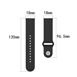 Cinturino in silicone in gomma da 18mm cinturino <span class=keywords><strong>huawei</strong></span> per <span class=keywords><strong>huawei</strong></span> smart <span class=keywords><strong>watch</strong></span> 1 / honor S1 - Product Image 2