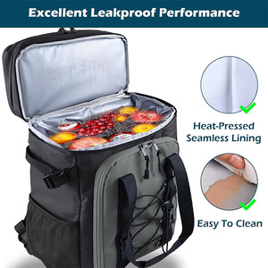 Nouveau <span class=keywords><strong>sac</strong></span> <span class=keywords><strong>à</strong></span> <span class=keywords><strong>dos</strong></span> <span class=keywords><strong>isotherme</strong></span> <span class=keywords><strong>Amazon</strong></span> pour pique-nique, épaissi, grande capacité, idéal pour garder les aliments frais lors des pique-niques en plein air - Product Image 4
