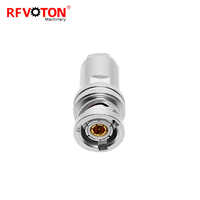Conector Triaxial RF de fábrica Triax BNC macho abrazadera Triax TRB macho para Cable Coaxial TRX316