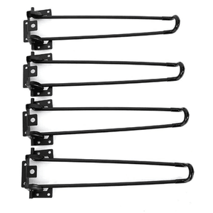 Lingtian tragbarer kleiner Klapptisch Höhen verstellbare Holzplatte Abnehmbare Eisen beine DIY Ess möbel für Schlafzimmer Lowes - Product Image 1