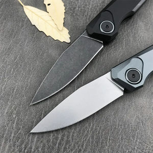 Cuchillo de Bolsillo para Exteriores HUAAO B112/B70, Hoja de 2.68 Pulgadas de Acero CPM154, Mango de Aleación de Aluminio T6, Portátil, para Senderismo, Camping, Bricolaje, OEM - Product Image 4