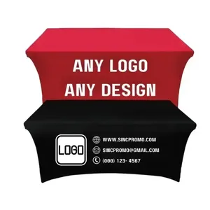 Tovaglia Elasticizzata in Spandex 4ft/6ft/8ft con Logo Personalizzato per Hotel, Banchetti, Matrimoni ed Esposizioni - Product Image 5