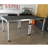 Plataforma de Escenario Portátil de Aluminio de Ensamblaje Rápido, Plataforma de Escenario Ajustable con Faldón, 1.22x1.22m, 1.22x2.44m, 1x2m, 1x1m