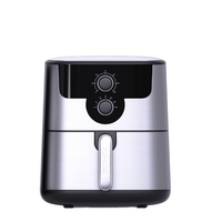 Friteuse à air de haute qualité, sans huile, 1800 W, four numérique Airfly avec acier inoxydable 10 L, utilisation domestique, écran tactile électrique