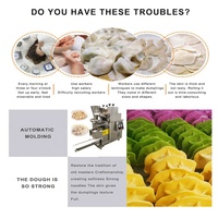 110v 220v Produit céréalier faisant la machine automatique boulette Gyoza machine russie ravioli pierogi pelmeni empanada samosa machine