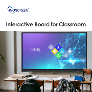 INGSCREEN OEM ODM 4K Android 12 14 LCD Display 75 Inch White Board Interactive Smart IFP IS-7512 Pro 75 Inch Touch Screen - Product Image 3