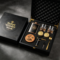 Belfast Whiskey Week Whiskey Smoker Kit voor distilleerderijen, bars, restaurants, cadeauwinkels, rechtstreeks van de fabriek, met houtchips en brander