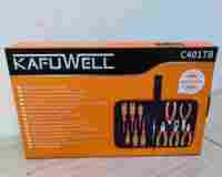 Ensemble de pinces et tournevis isolés KAFUWELL C4017B pour électriciens, 1000V, certifié VDE