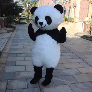 طويل أفخم الباندا التميمة حولا لطيف الكبار الباندا التميمة زي التلفزيون والفيلم مستوحاة للبيع - Product Image 3