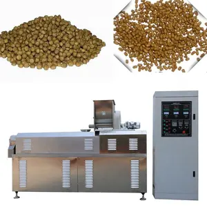 Máquina extrusora de processamento de alimentos para peixes, linha de produção de equipamentos para fabricação de ração aquática flutuante para peixes
