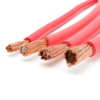 Câble de batterie 2awg 4awg 1/0 2/0 Câble d'alimentation cc flexible pour chariot élévateur chariot de golf solaire