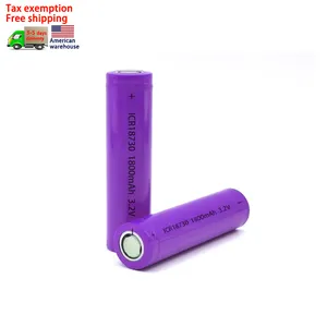 Classe A 18730 cellules lifepo4 batterie 2000mAh batterie de véhicule électrique 5C 3.2V 18730 batterie rechargeable