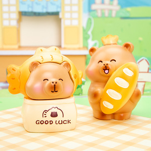 Yu Mo Silly Pig Baking Daily Blind Box, Figuras de Resina, Adornos de Dibujos Animados, Juguetes Coleccionables Creativos y Lindos para Niños de 8 a 13 Años, Regalo - Product Image 3