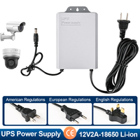 Router Wifi UPS Mini 12V 2A, dengan kamera Modem, 3600mAh, suplai daya tanpa gangguan, DC UPS Mini tiga fase