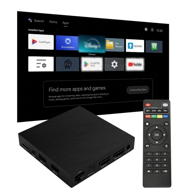 Factory RK3568 Quad Core Rockchip Smart TV Box Android 11 4K HDR 1000M Dual Band WiFi6 IR Remote 2GB/4GB RAM 16GB/32GB ROM