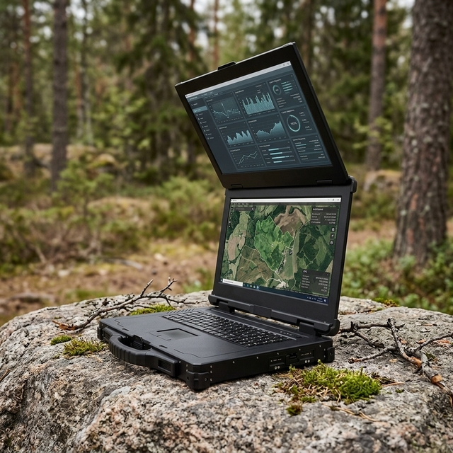 15.6 Inch Industrial Laptop Core I7/i5 Windows 11 Portable Waterproof Rugged Heavy-Duty Laptop 4TB RAM 64GB Storage in Stock