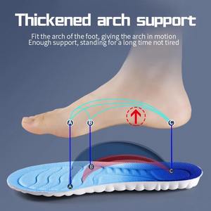 Semelles de football 4D <span class=keywords><strong>Cloud</strong></span> Arch Support respirantes, déodorantes, antidérapantes, amortissantes, pour la course à pied et le basketball - Product Image 5