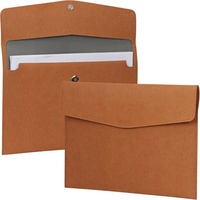Housse pour tablette A4 en cuir PU, sac pour ordinateur, porte-documents avec fermeture à pression pour la maison, l'école et le bureau