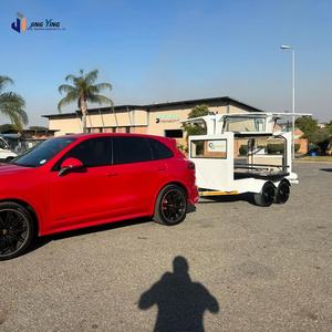 Лучший популярный индивидуальный ритуальный прицеп для перевозки тел на белых лошадях, по оптовой цене, специальный ритуальный прицеп-катафалк для продажи - Product Image 2