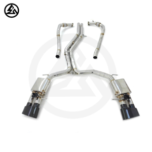 Csz Trong Kho SS304 Phía Trước Ống & Catback Ống Xả Cho <span class=keywords><strong>Audi</strong></span> <span class=keywords><strong>Rs6</strong></span> Rs7 C8 4.0T Valvetronic Hệ Thống Ống Xả Muffler Điều Khiển Từ Xa - Product Image 4