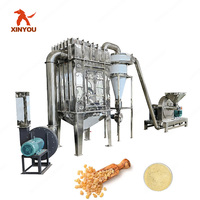 Moulin à farine électrique pour maïs, soja, graines, céréales, légumineuses, avec dépoussiéreur et broyeur de poudre