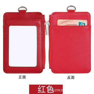 Porte-cartes de crédit étui d'identité minimaliste portefeuille en cuir porte-cartes de travail pour femmes et hommes - Product Image 5