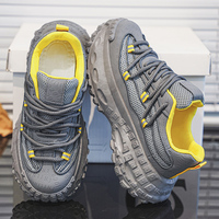 Chaussures de marche de luxe unisexe pour l'hiver, de marque de créateur, antidérapantes, à plateforme, pour hommes et femmes, baskets décontractées en maille épaisses
