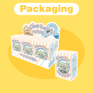 Vente en gros : Porte-clés en peluche douce Grumpy Crew Blind Box, figurines mignonnes et de collection personnalisables pour les boutiques de cadeaux - Product Image 2