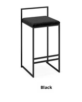 Tabouret de bar moderne en cuir PU, style nordique, robuste et durable, chaise haute élégante pour bar à domicile, salle à manger, atelier, salon, hôtel