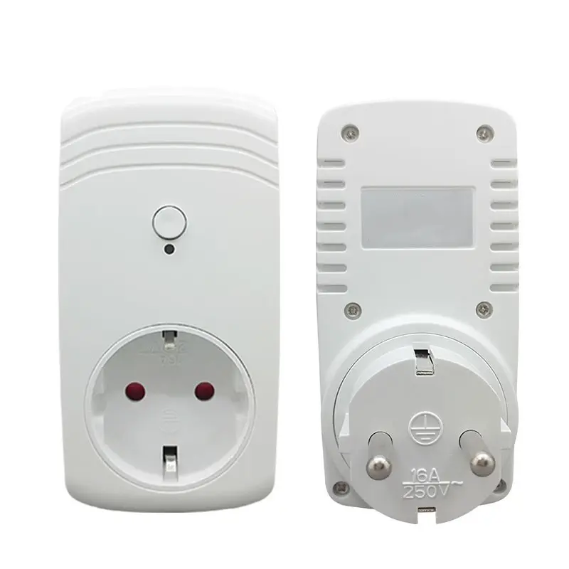 Radio Socket with Wireless Remote Control Switch,Indoor Use,up to 50 m,LED Status Display,Programmable and Expandable