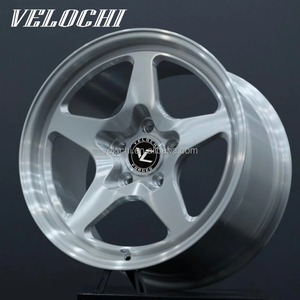 Cerchi Auto Forgiati Monoblocco VLC Argento Spazzolato 5x120 5x114.3 5x112 18 19 20 Pollici da Corsa per Honda Civic Type <span class=keywords><strong>R</strong></span> FL5 FK8 - Product Image 2