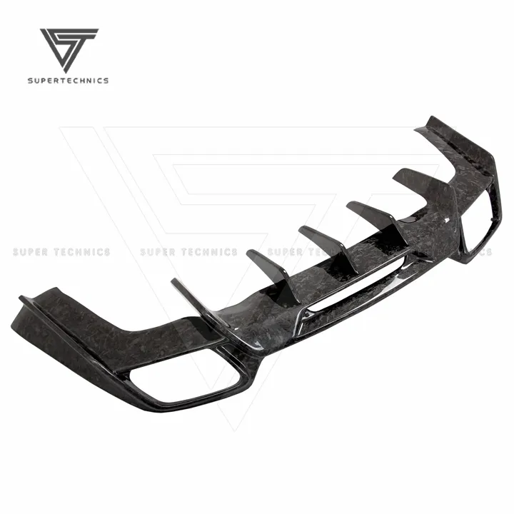 Diffuseur arrière en fibre de carbone forgé de style Renntech pour Mercedes Benz AMG GT GTS 2015-2018