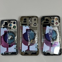 Vente en gros de boîtiers de téléphone portable pour iPhone 11 12 13 14 Pro Max 12 13 Mini 14Plus Xr X Xs Battery Door Cover Case + Keys