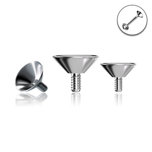 Stainless Steel External Thread Drill Holder <b>Earrings</b> <b>3mm</b> 4mm 5mm Screw Type DIY Piercing Jewelry Accessories - Product Image 4
