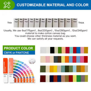 กระเป๋าผ้าแคนวาสคุณภาพดีแบบสั่งทำพิเศษ สะพายข้าง สีธรรมชาติ รีไซเคิล กระเป๋าช้อปปิ้งผ้าฝ้ายแบบสั่งทำ - Product Image 4