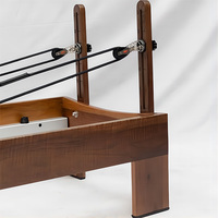 Reformer Pilates en bois de noyer personnalisé, équipement de musculation pour la maison et la salle de sport