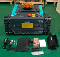 Tondeuse à gazon industrielle sans fil autopropulsée, moteur à essence 4 temps 9 kW, cylindrée 224 cm³