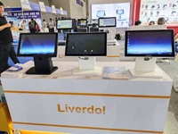 Terminal de point de vente tout-en-un LIVERDOL, nouveau design, fabrication en gros, 15,6 pouces, système Windows/Android, Wi-Fi 6, montage mural, magasin de mode