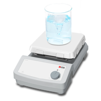Agitateur magnétique numérique LCD Veidt DLAB MS6-Pro, mélangeur de laboratoire professionnel avec chauffage 300°C 48kW, garantie 1 an, aluminium céramique