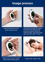 Mini masseur à impulsions à main EMS Appareil d'aide au sommeil à micro-courant Instrument d'hypnose à soulagement de la pression musicale Électronique grand public