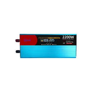 מכירה לוהטת 12v 24v dc ל-ac 110v 220v סינוס טהור גל מהפך 2200w 3000w 4500W 6000W 8000W 10000W כוח מהפך