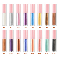Palette de fard à paupières personnalisée 16 couleurs, maquillage scintillant, marque privée, vente en gros de palette de fards à paupières à haute teneur en pigments