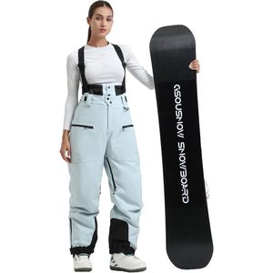 Pantalon de snowboard personnalisé pour femmes, imperméable 15K, respirant 10K, vêtements de ski isolés - Product Image 4
