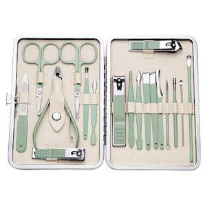 Outils de beauté professionnels en acier inoxydable personnalisés, lime à pieds, coupe-ongles, ciseaux de pédicure, <span class=keywords><strong>mini</strong></span>-ensemble de soins des ongles, ensemble de <span class=keywords><strong>manucure</strong></span> pour salon - Product Image 6