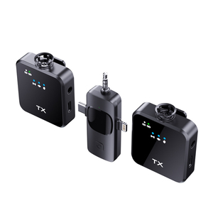 F11 F15 Dynamic Wireless Lapel Microphone 3-in-1 Hands-Free <strong>Reporting</strong> Omni-Directional for Mobile Phone Interviews <strong>Street</strong> - Product Image 5