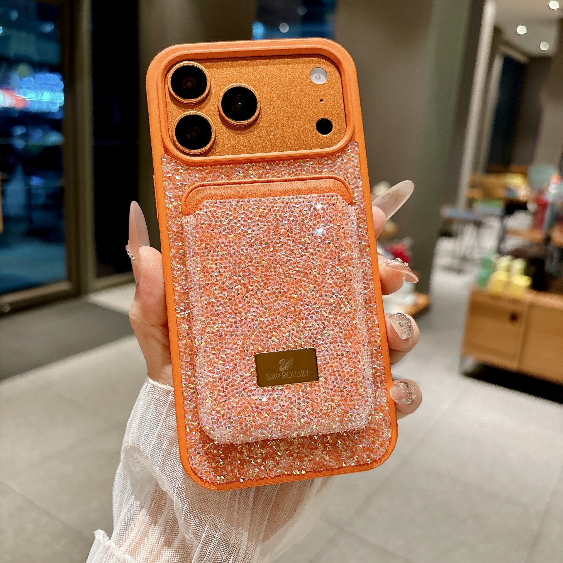 ที่ใส่บัตรสีส้ม+