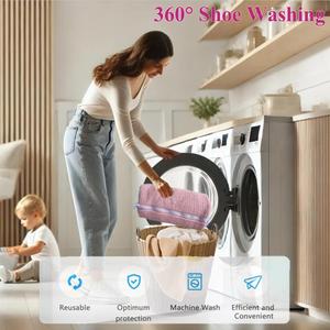 Sac de lavage réutilisable anti-usure personnalisé pour chaussures, idéal pour la machine à laver (vente en gros) - Product Image 3