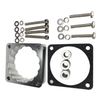 Pièces de performance automobile en aluminium forgé usiné CNC sur mesure pour moteur, corps de papillon en aluminium forgé de 70 mm pour Jeep