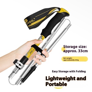 Tongkat Pendakian Lipat Teleskopik N82Pro dari Aluminium Alloy untuk Hiking, Mendaki Gunung, dan Jalan Kaki Lintas Alam - Product Image 4